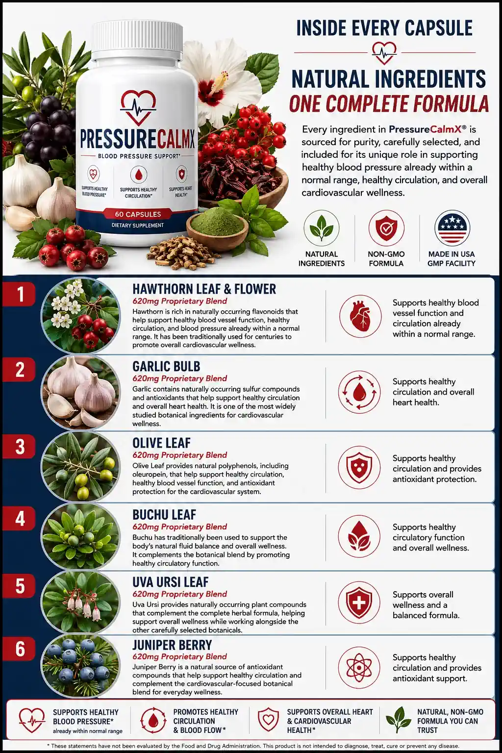 PressureCalmX full ingredients